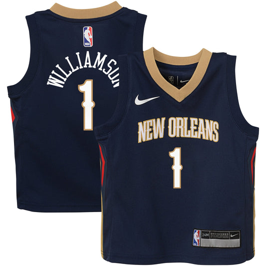 Zion Williamson New Orleans Pelicans Nike Infant Swingman Player Jersey &#8211; Icon Edition &#8211; Navy