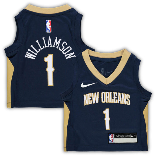 Zion Williamson New Orleans Pelicans Nike Infant Replica Jersey &#8211; Icon Edition &#8211; Navy
