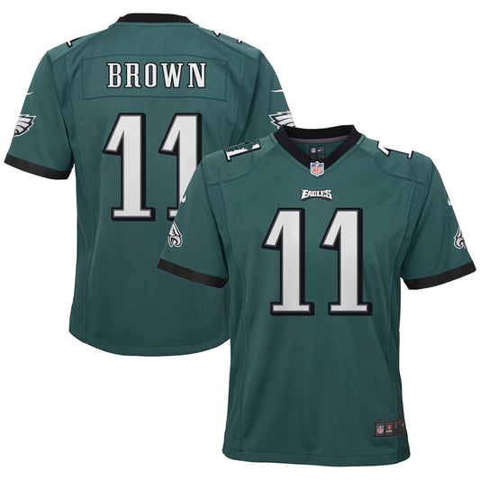 A.J. Brown Philadelphia Eagles Nike Youth Game Jersey &#8211; Green