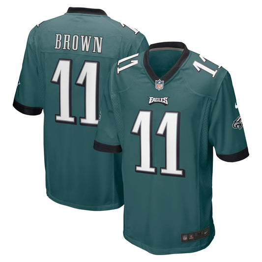 A.J. Brown Philadelphia Eagles Nike Player Game Jersey &#8211; Midnight Green