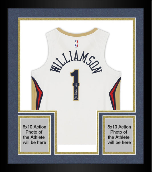 Zion Williamson New Orleans Pelicans Autographed White Nike Swingman Jersey with &#8221;Zanos&#8221; Inscription