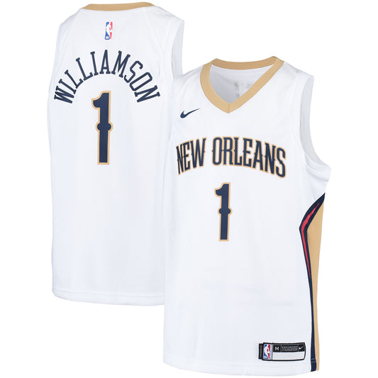 Zion Williamson New Orleans Pelicans Nike Youth Swingman Player Jersey &#8211; Association Edition &#8211; White