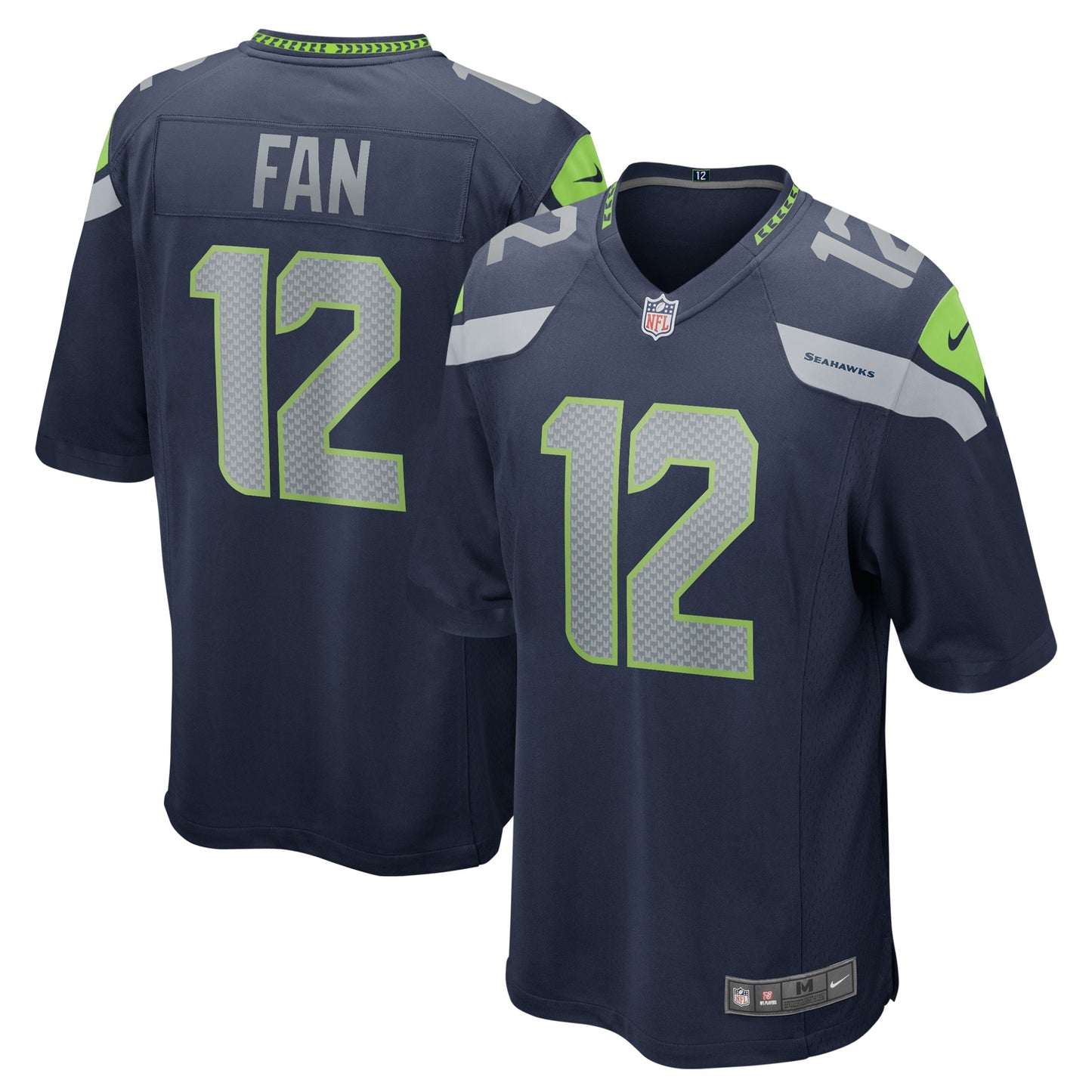12s Seattle Seahawks Nike Game Jersey &#8211; College Navy